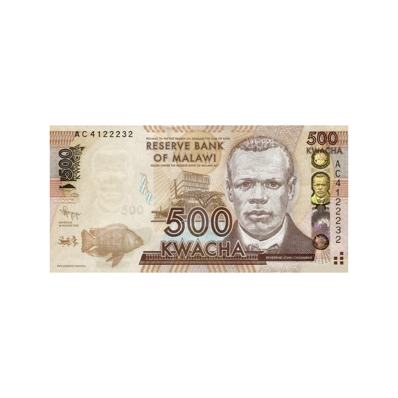 Malawi 500 Kwacha 2012 P-61a