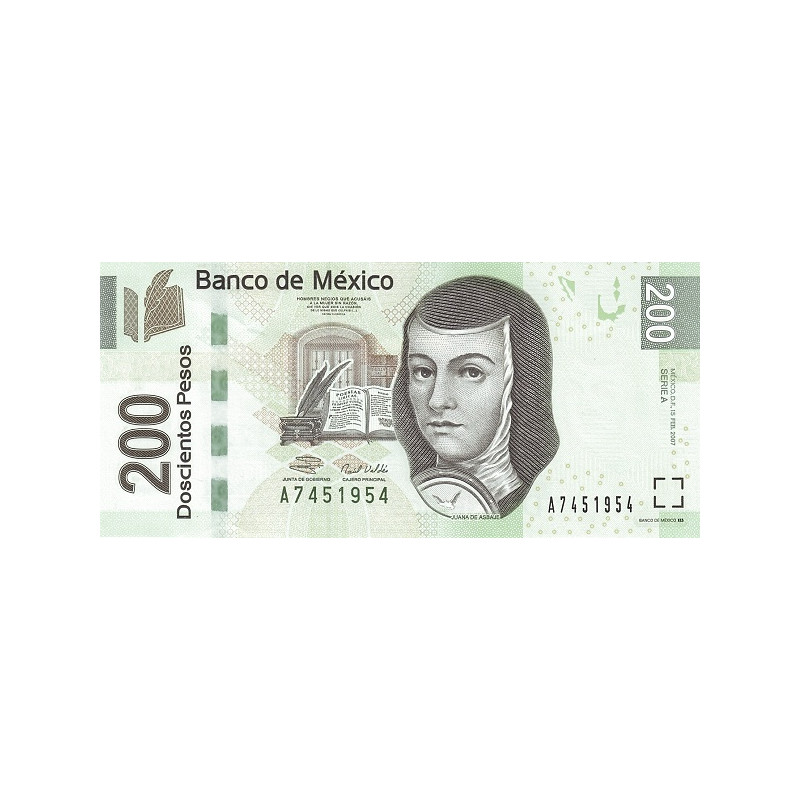 Mexico 200 Pesos 2007 P-125a