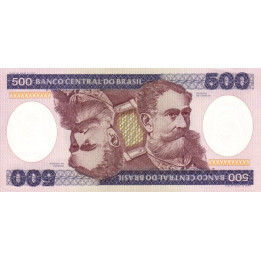 Brasilien 500 Cruzeiros 1985 P-200b