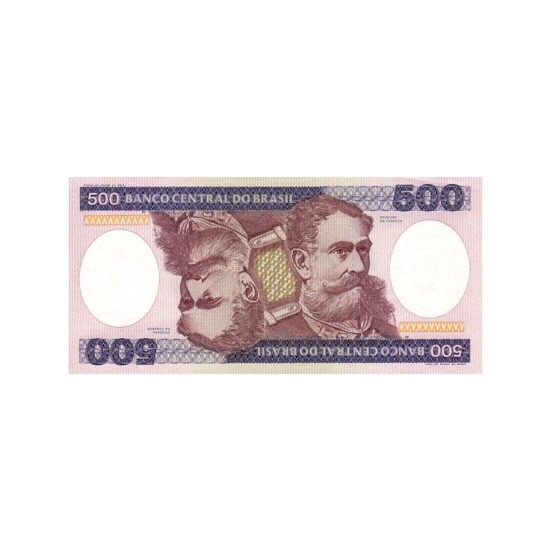 Brazil 500 Cruzeiros 1985 P-200b