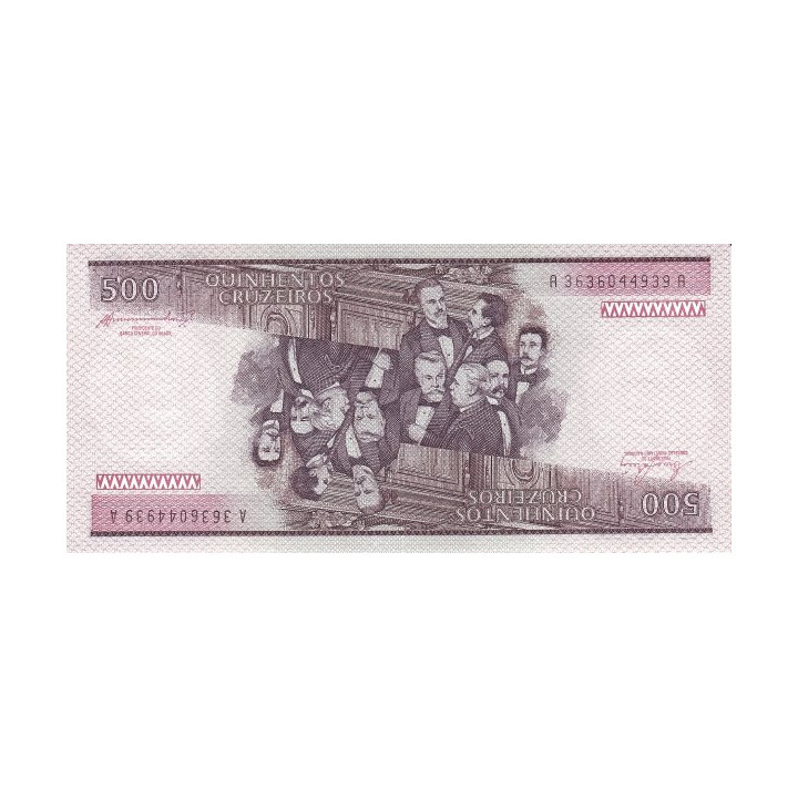 Brasilien 500 Cruzeiros 1985 P-200b