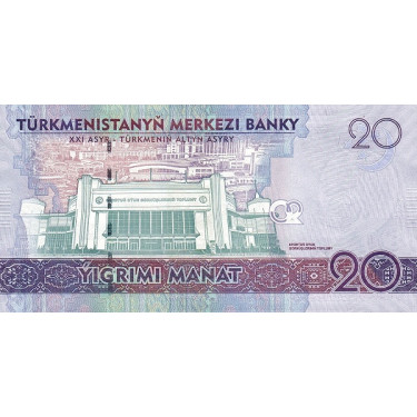 Turkmenistan 20 Manat 2017 P-39