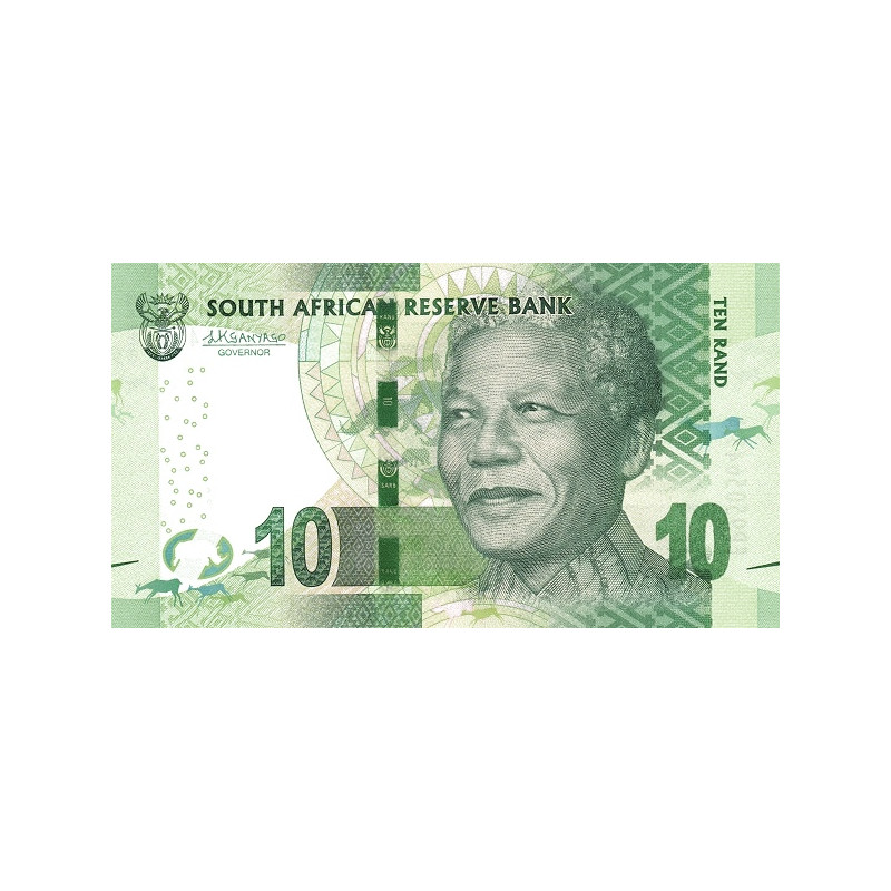 Sydafrika 10 Rand ND 2015 P-138b