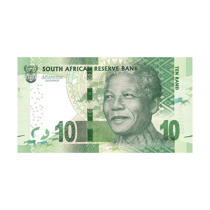 Sydafrika 10 Rand ND 2015 P-138b