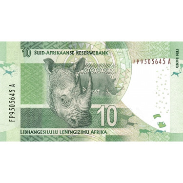 Sydafrika 10 Rand ND 2015 P-138b