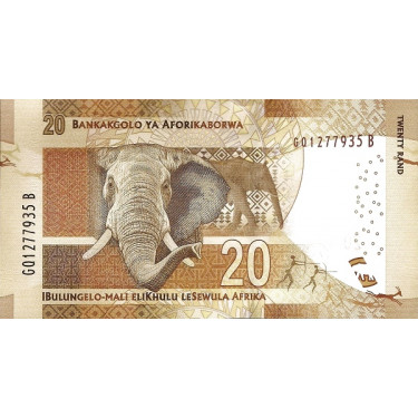 Sydafrika 20 Rand ND 2015 P-139b