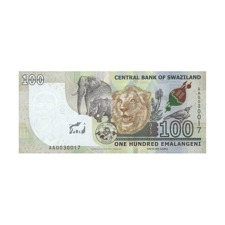 Swaziland 100 Emalangeni 2017 P-42