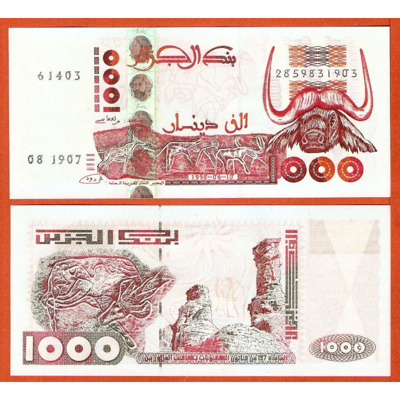 Algeriet 1000 Dinars 1998 P-142b2