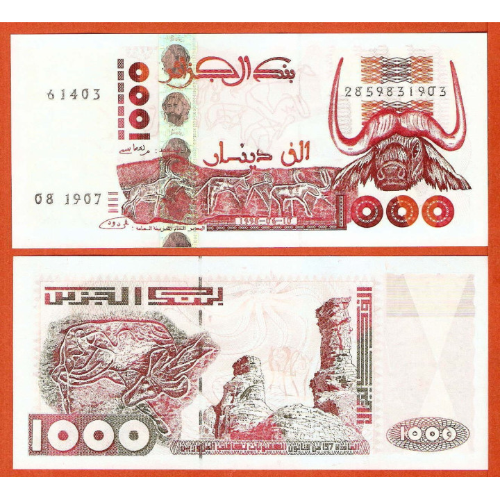 Algeriet 1000 Dinars 1998 P-142b2