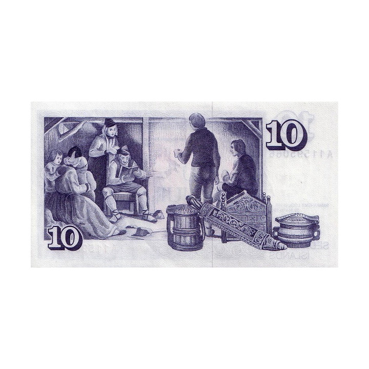 Island 10 Kronur 1981 P-48a Sign. 38