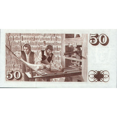 Iceland 50 Kronur 1981 P-49a Sign. 42