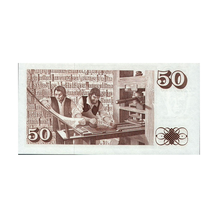 Iceland 50 Kronur 1981 P-49a Sign. 42