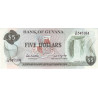 Guyana 5 Dollars P-22e ND 1966-1992