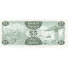 Guyana 5 Dollars P-22e ND 1966-1992