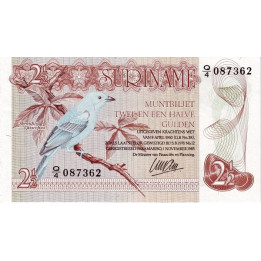 Suriname 2 1/2 Gulden 1985 P-119