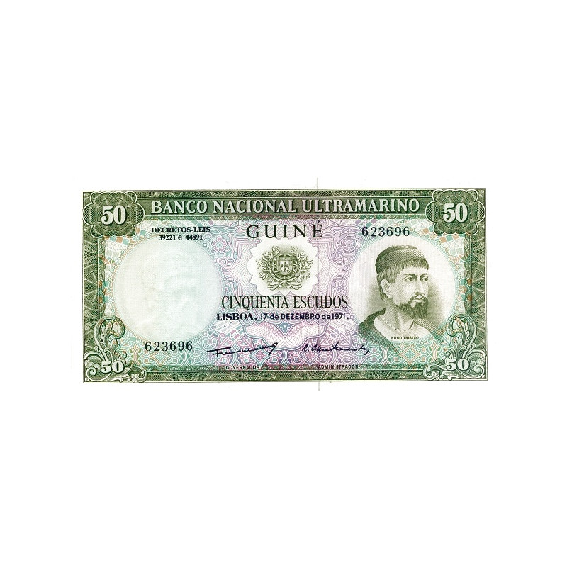 Portuguese Guinea 50 Escudos 1971 P-44a4