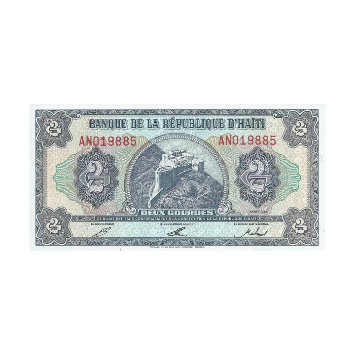 Haiti 2 Gourdes 1992 P-260