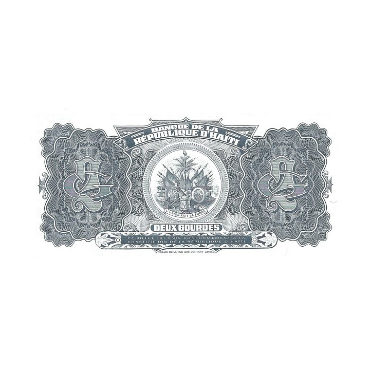Haiti 2 Gourdes 1992 P-260