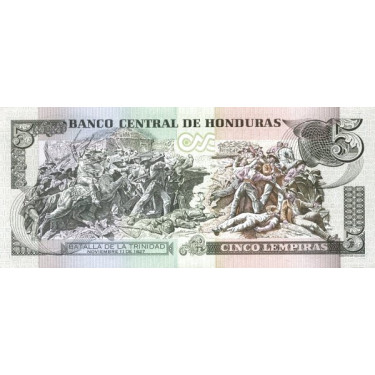 Honduras 5 Lempiras 2014 P-98b