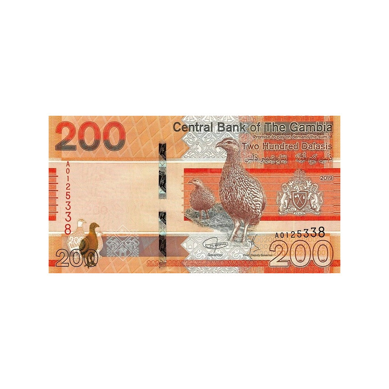 Gambia 200 Dalasis 2019 P-new