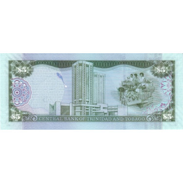 Trinidad and Tobago 5 Dollars 2006 P-47b