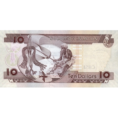 Salomonöarna 10 Dollars ND 2009 P-27b