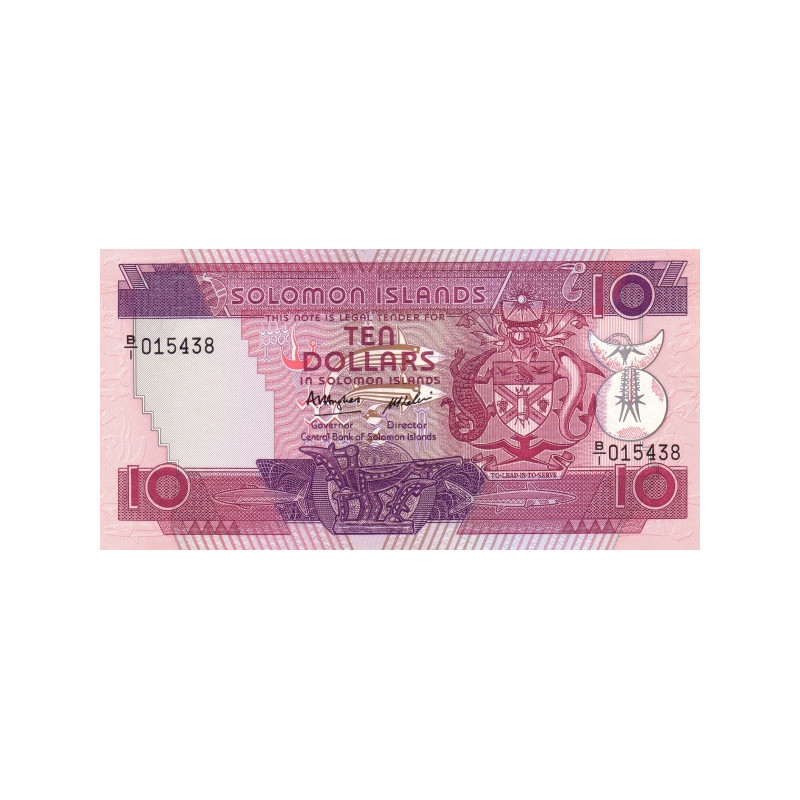 Salomonöarna 10 Dollars 1986 P-15