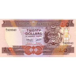 Salomonöarna 20 Dollars 1986 P-16