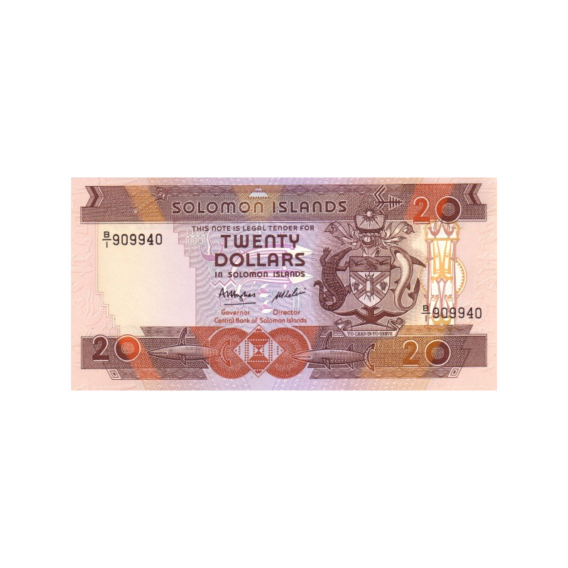 Solomon Islands 20 Dollars 1986 P-16