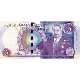 Tonga 5 Paanga 2015 P-45