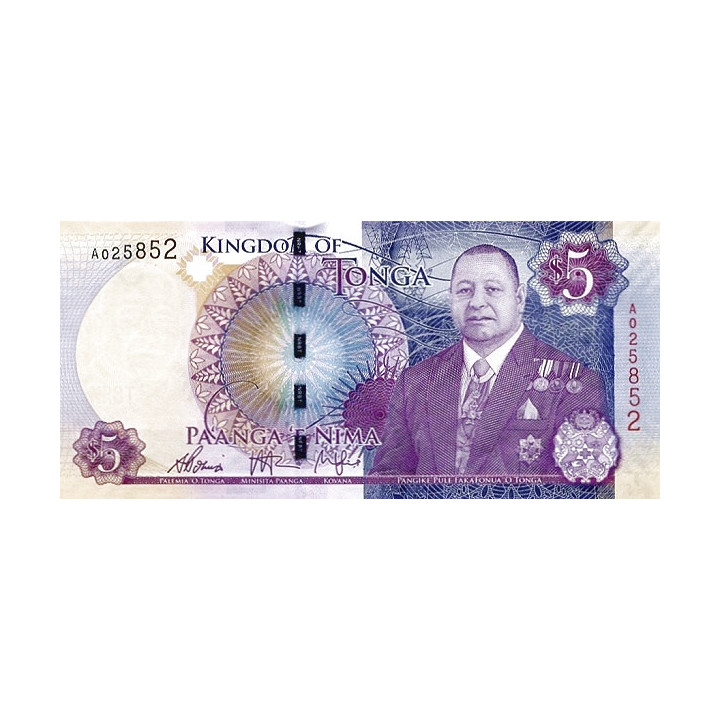 Tonga 5 Paanga 2015 P-45