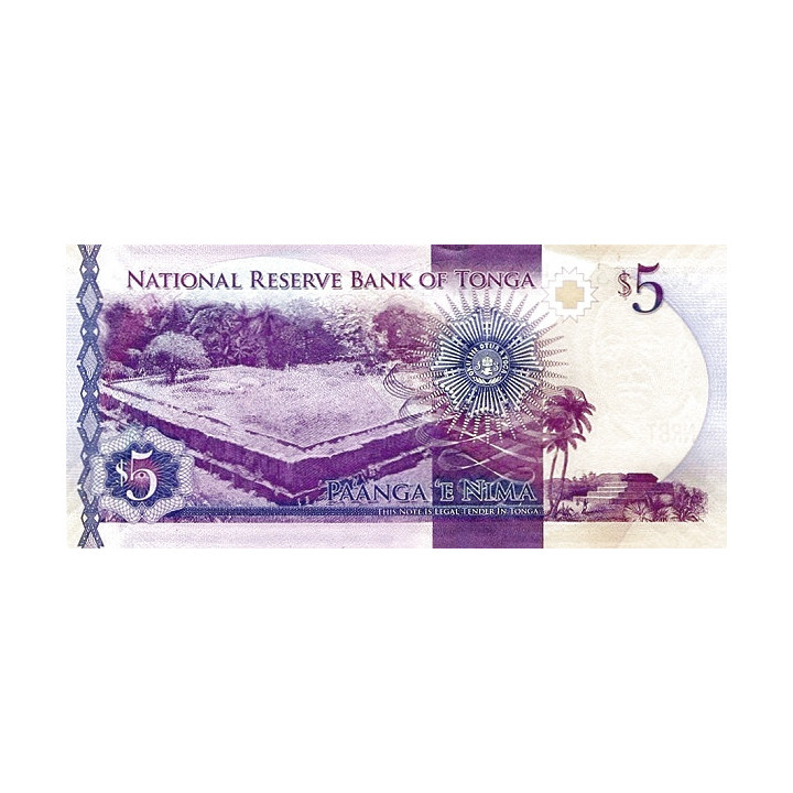 Tonga 5 Paanga 2015 P-45