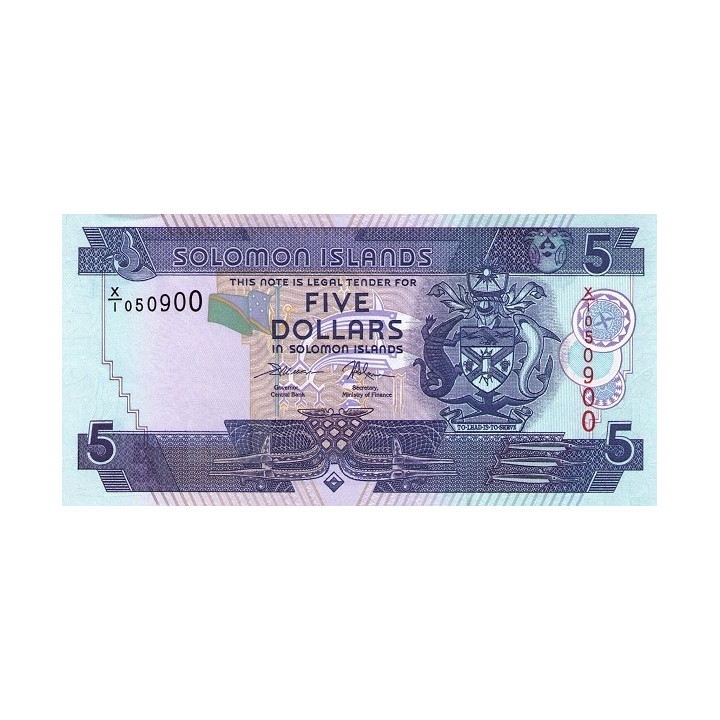 Salomonöarna 5 Dollars 2018 P-26d