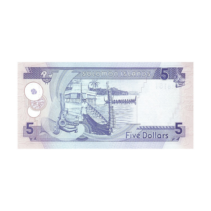 Solomon Islands 5 Dollars ND P-26b
