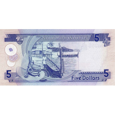 Salomonöarna 5 Dollars ND P-26c