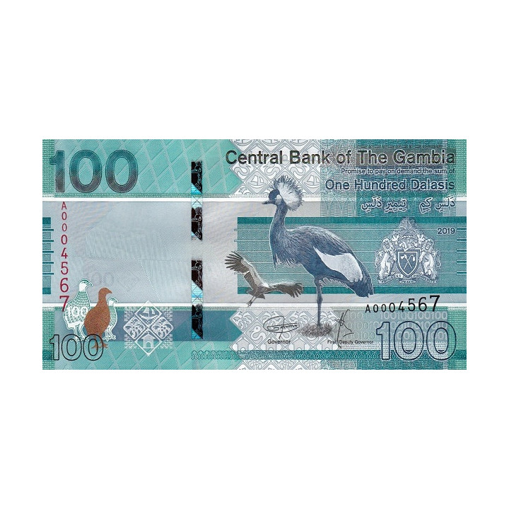 Gambia 100 Dalasis 2019 P-new