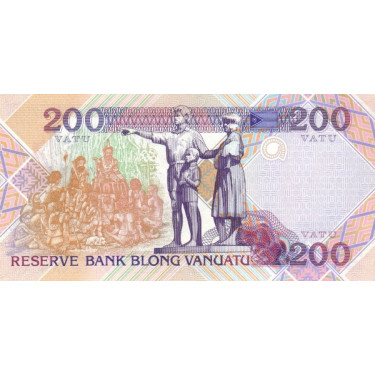 Vanuatu 200 Vatu ND 1995 P-8a