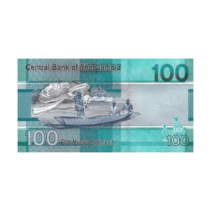 Gambia 100 Dalasis 2019 P-new