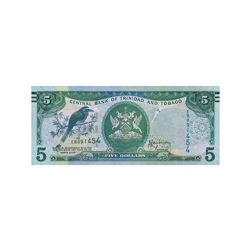 Trinidad and Tobago 5 Dollars 2006 P-47b