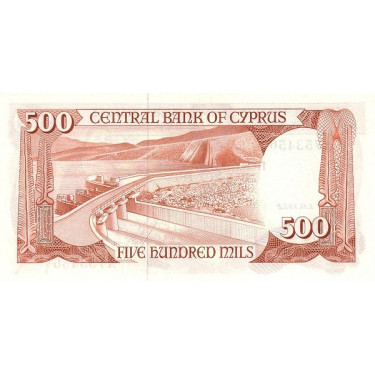 Cypern 500 Mils 1982 P-45
