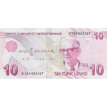 Turkiet 10 Lira 2009 (2017) P-223c