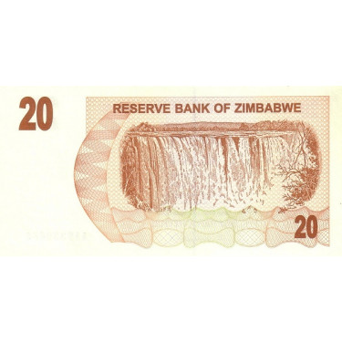 Zimbabwe 20 Dollars 2006 P-40