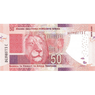 Sydafrika 50 Rand ND 2013-2016 P-140a