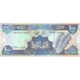 Libanon 1000 Livres 1988 P-69a