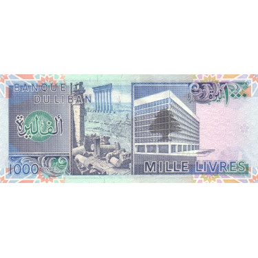 Libanon 1000 Livres 1988 P-69a