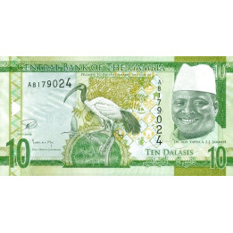 Gambia 10 Dalasis 2015 P-32