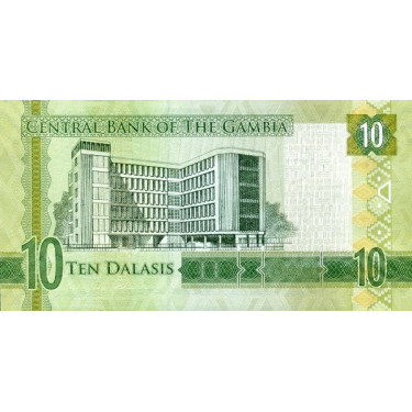 Gambia 10 Dalasis 2015 P-32