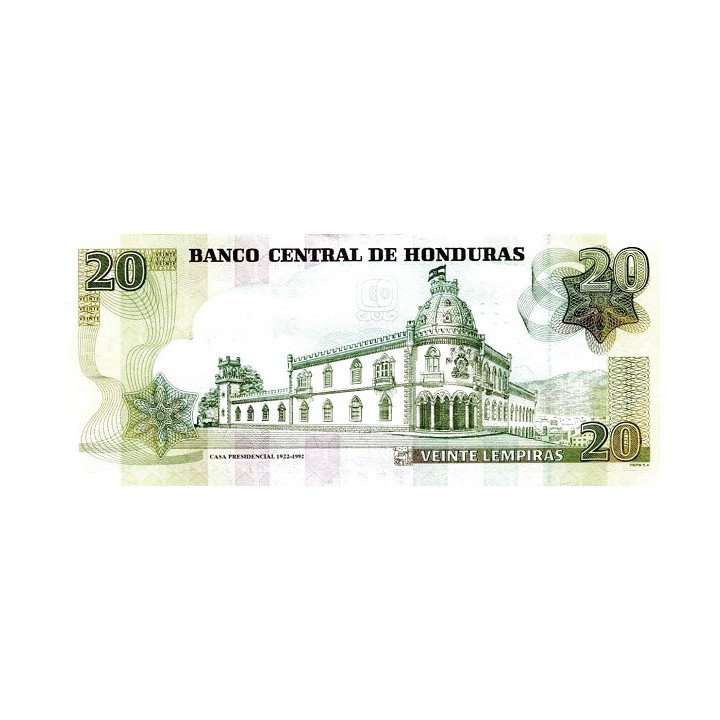 Honduras 20 Lempiras 2014 P-100b