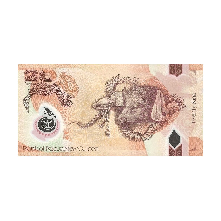 Papua New Guinea 20 Kina 2015 P-49