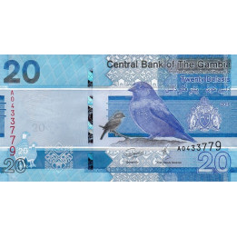 Gambia 20 Dalasis 2019 P-new